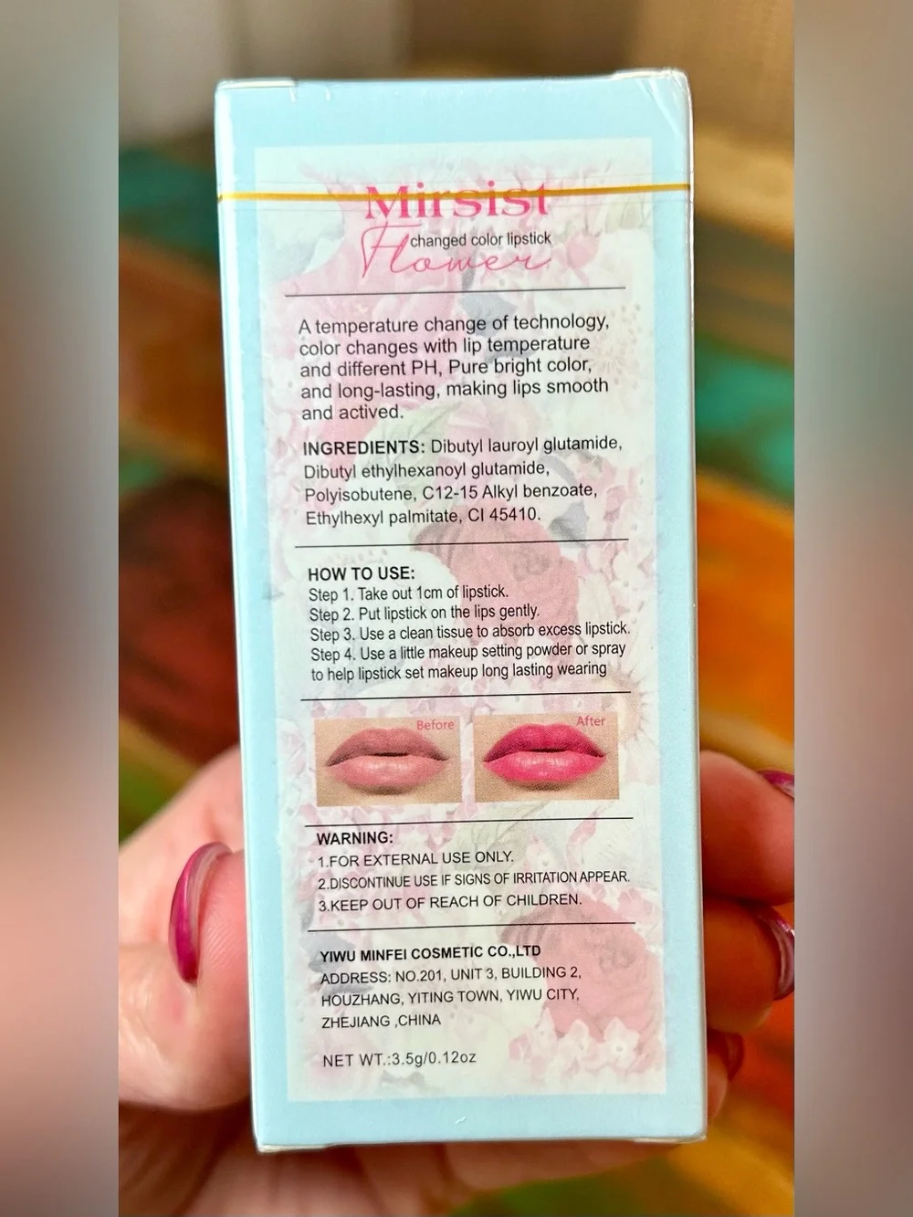 YIWU MINFEI Cosmetic Co 🌺 mirist